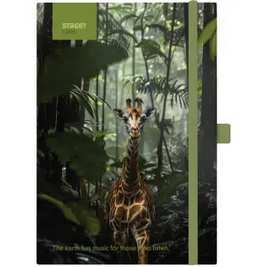NOTES Z ELASTIKO ANIMALS GIRAFFE B5 96L
