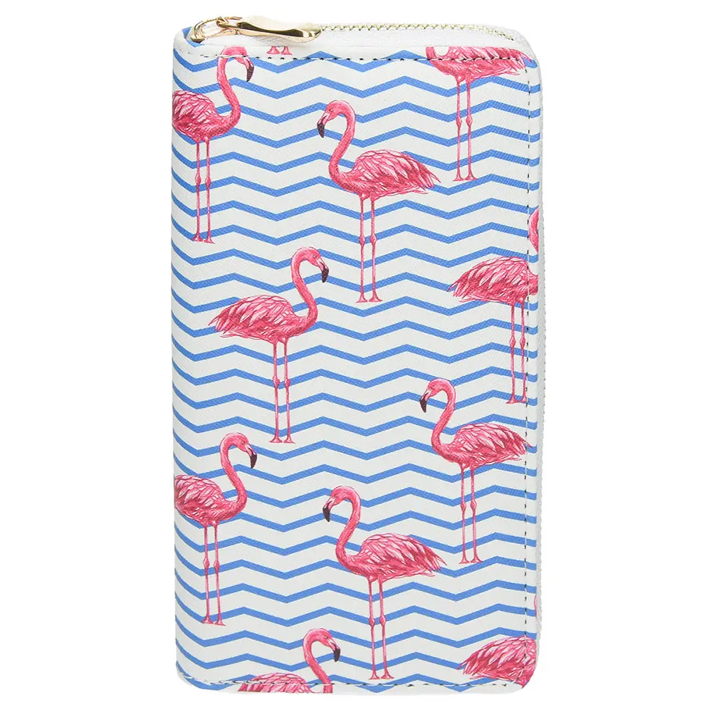 Denarnica ženska velika flamingo