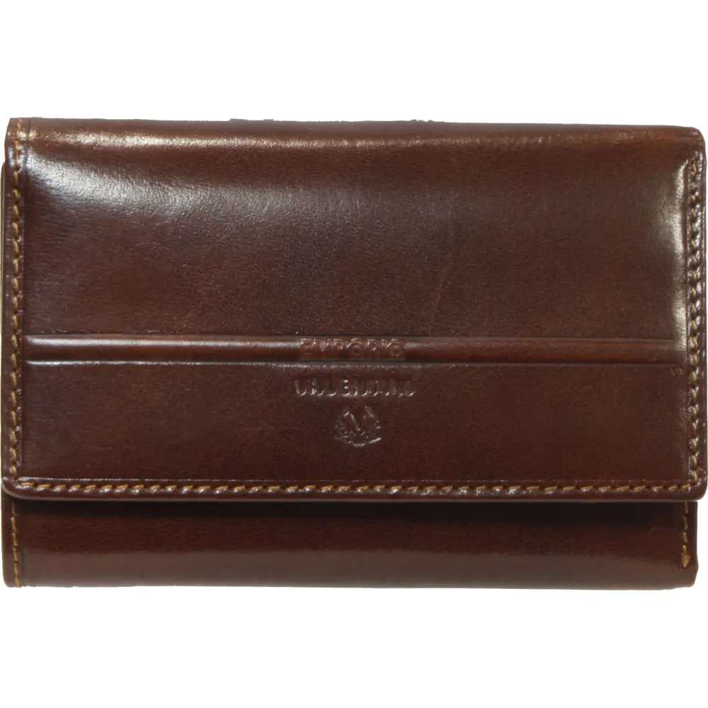 Usnjena denarnica Leonardo ženska rjava