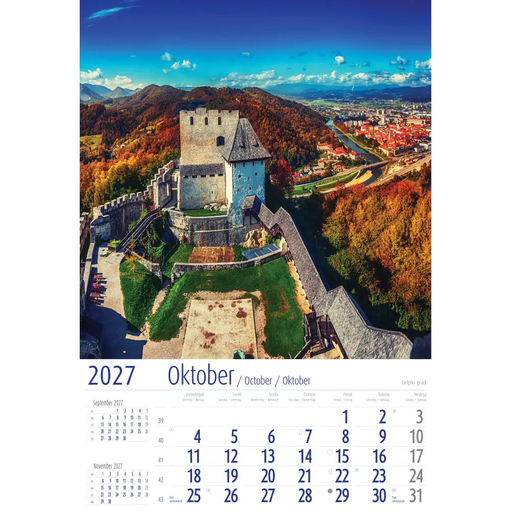 KOLEDAR SLOVENIJA 2027