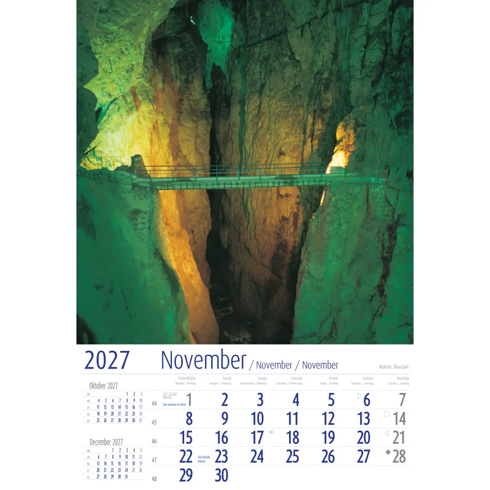KOLEDAR SLOVENIJA 2027