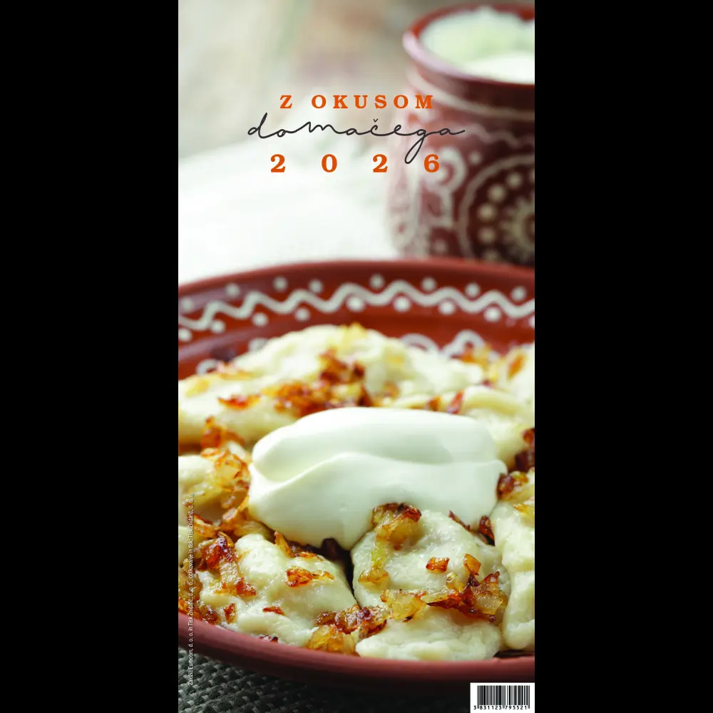 Koledar z okusom domačega 2026