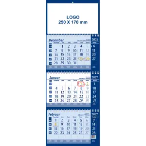 KOLEDAR TRIDELNI ŠPIRALNI MO OKNO 2027