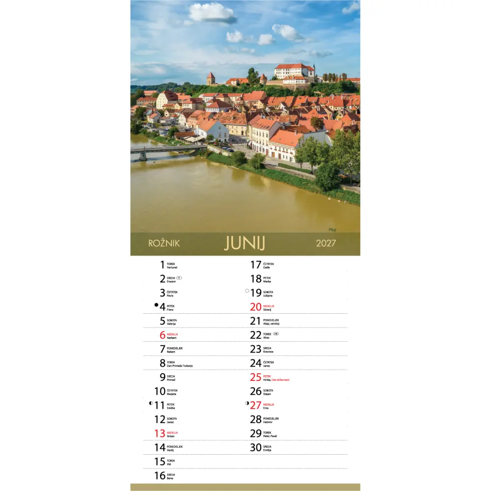 KOLEDAR ČUDOVITA SLOVENIJA 2027