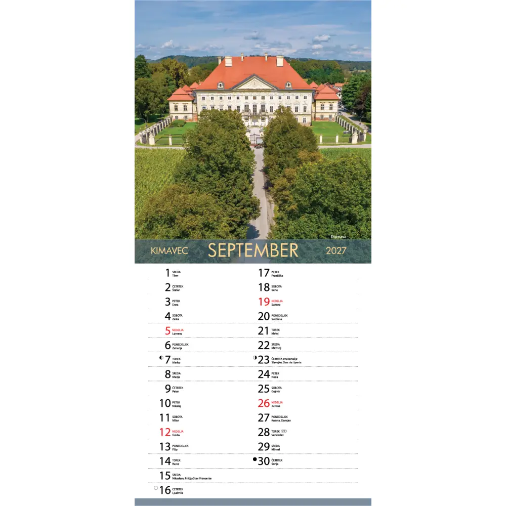 KOLEDAR ČUDOVITA SLOVENIJA 2027
