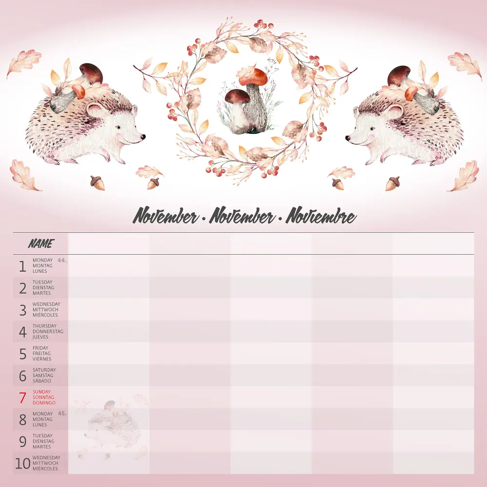 KOLEDAR FAMILY PLANNER 2027