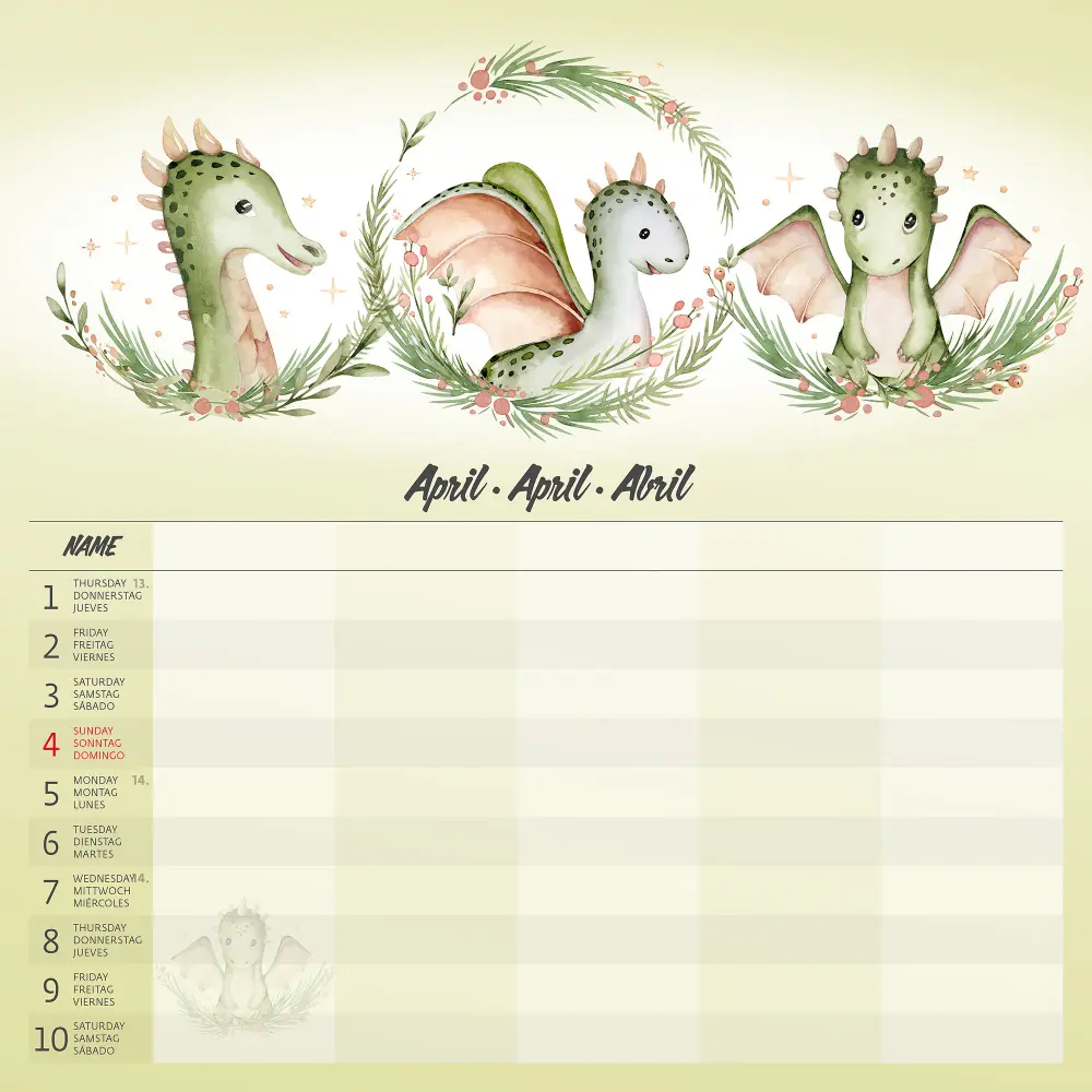 KOLEDAR FAMILY PLANNER 2027