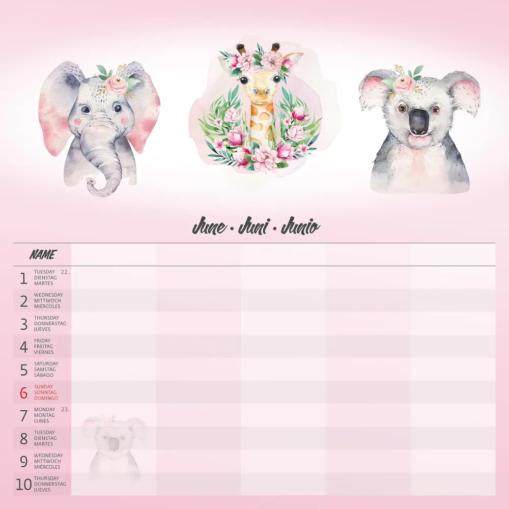 KOLEDAR FAMILY PLANNER 2027