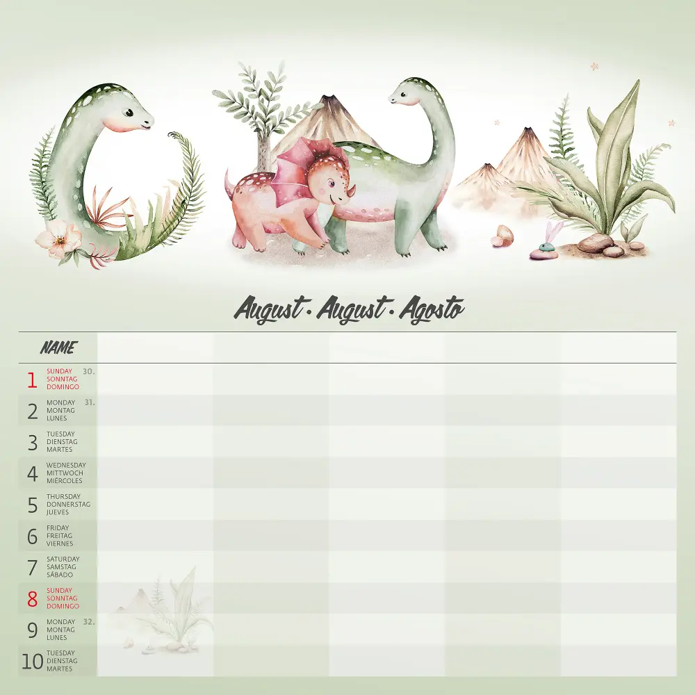 KOLEDAR FAMILY PLANNER 2027