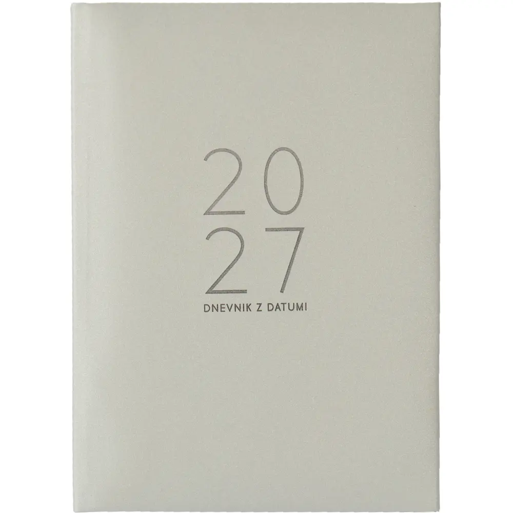 Dnevnik z datumi sparkle silver