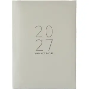Dnevnik z datumi sparkle silver