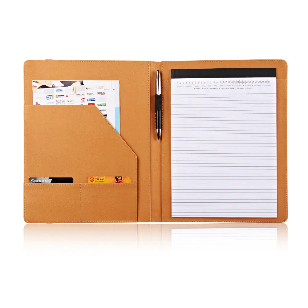 Poslovna mapa A4 z elastiko Kork rjava