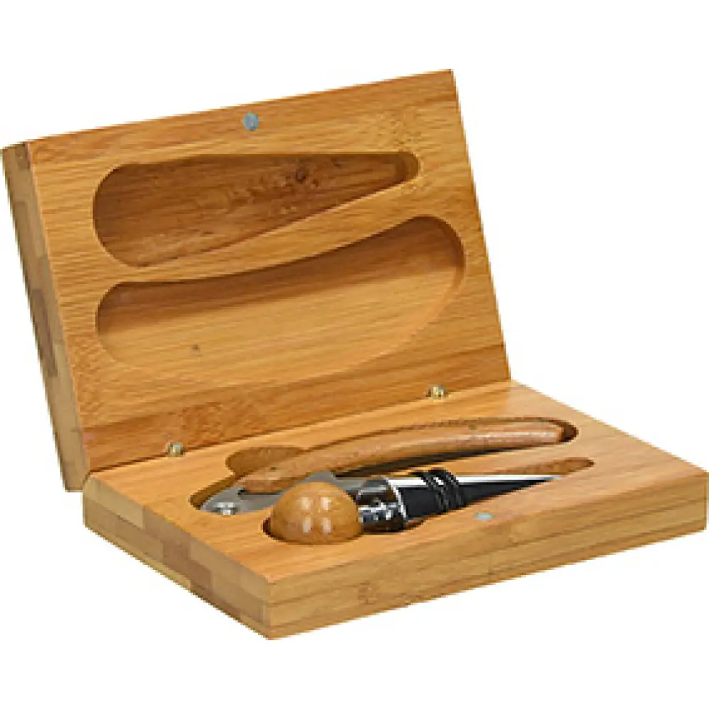 WOODEN WINE SET 2 PCS KERNER