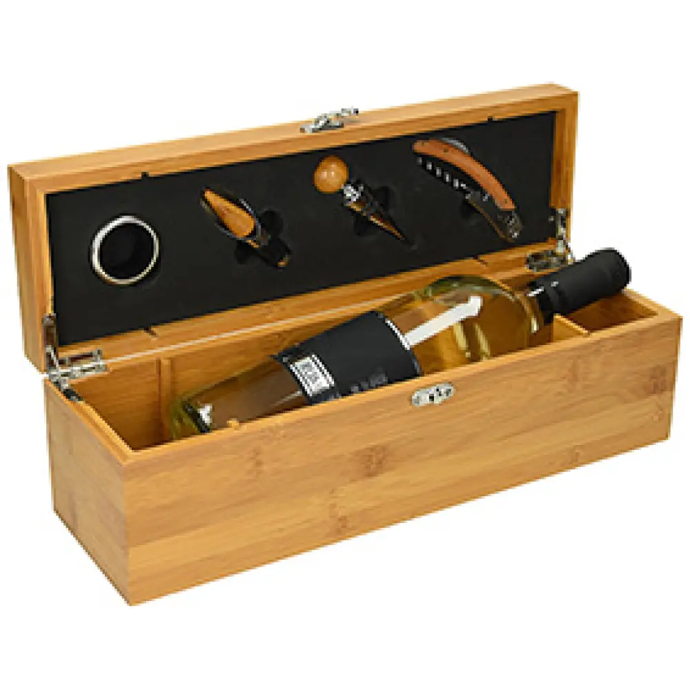 WOODEN WINE SET 4 PCS CIPRO 