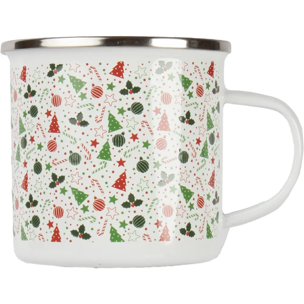 Emajlirana skodelica Retro 350 ml