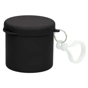 DISPOSIBLE PONCHO RAIN in black PVC cont