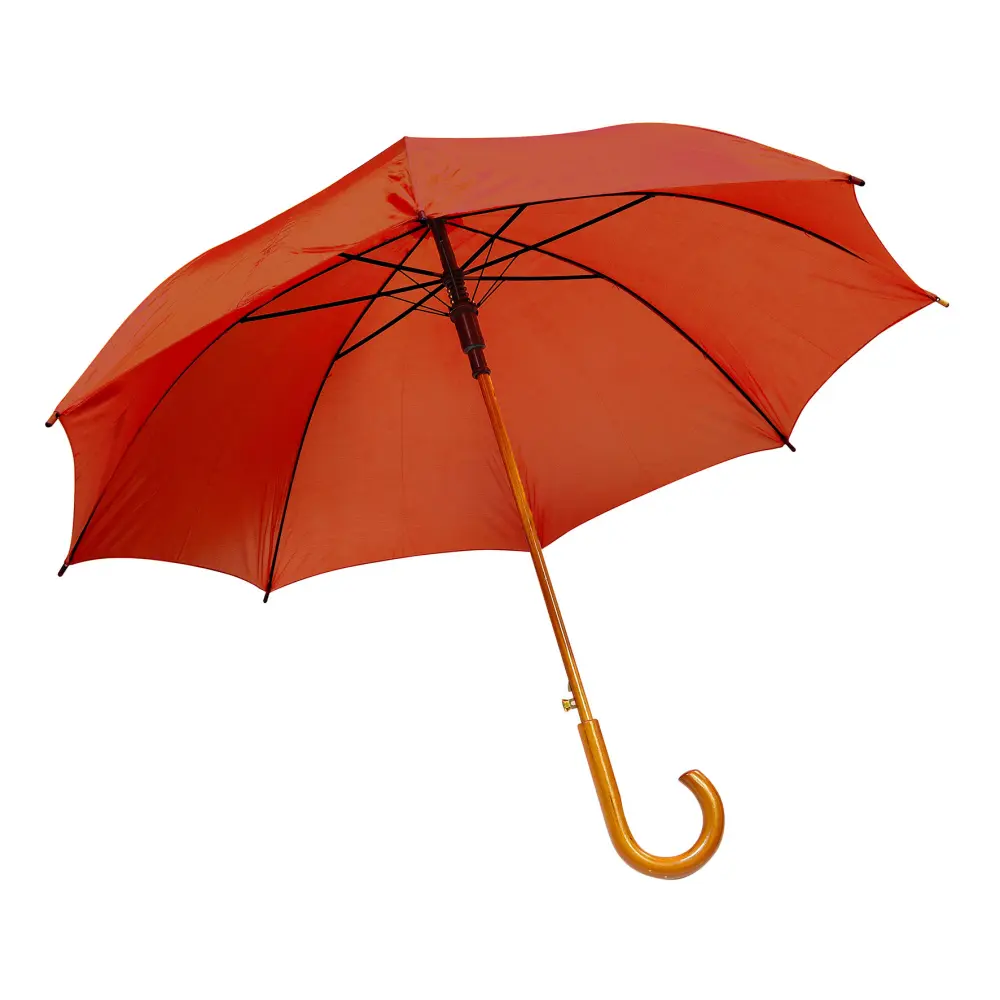 Klasični dežnik Zeus FIFO z les.ročajem