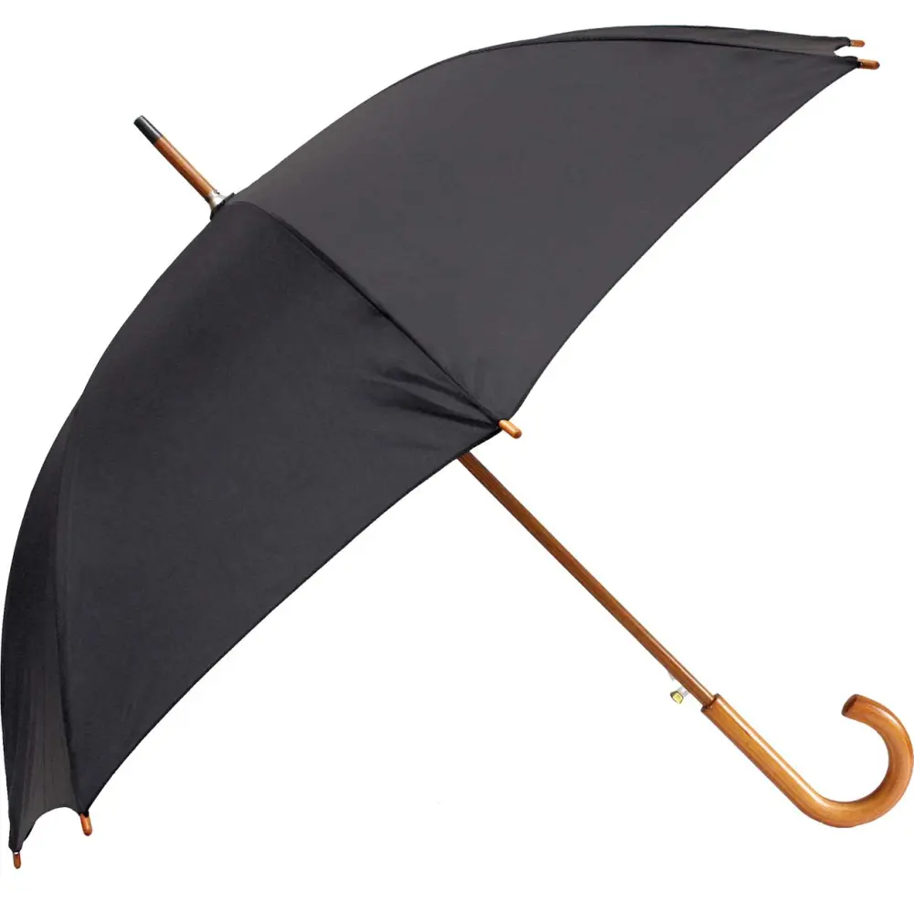 Zeus classic umbrella with wood handle