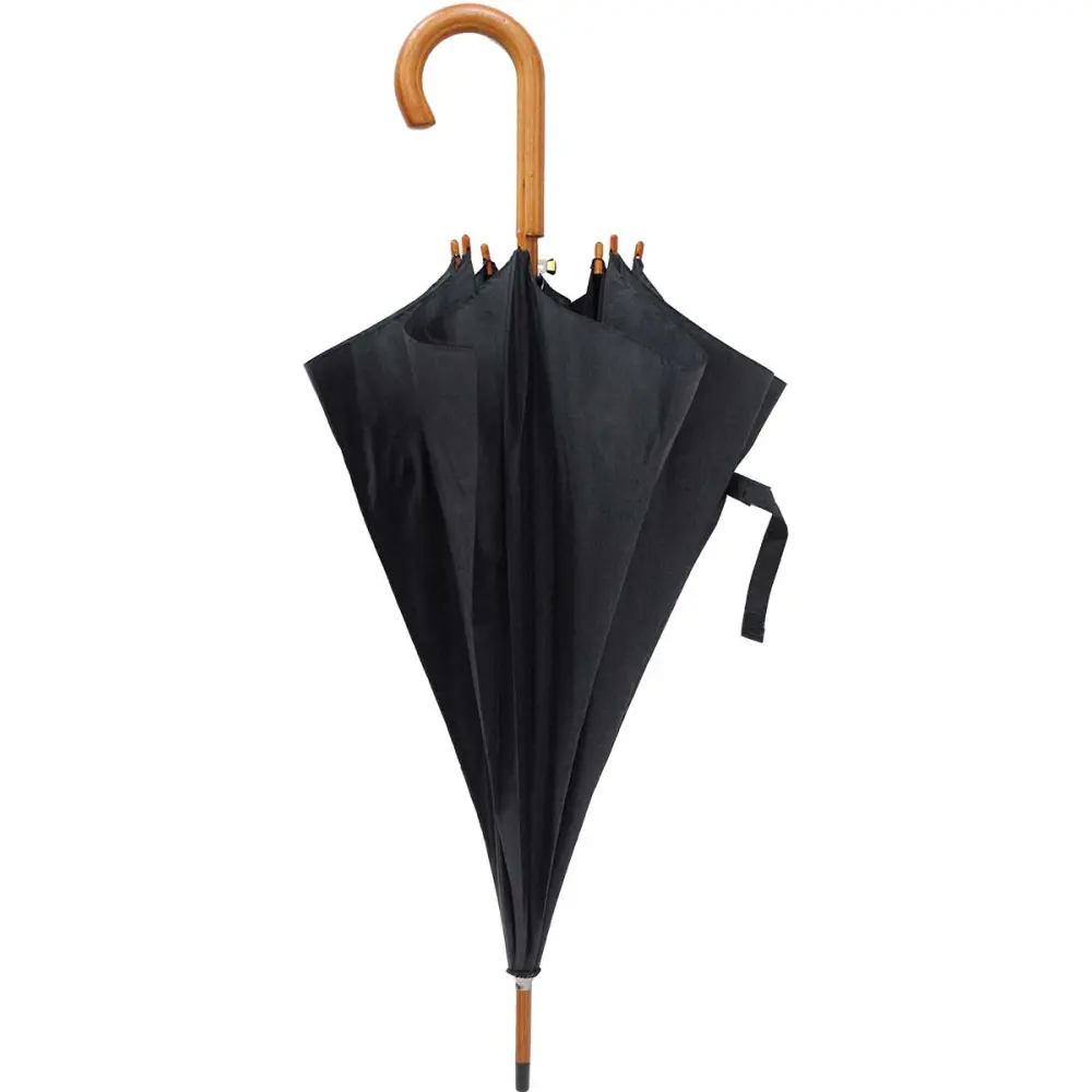 Klasični dežnik Zeus z lesenim ročajem