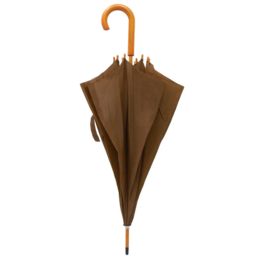 Zeus classic umbrella with wood handle