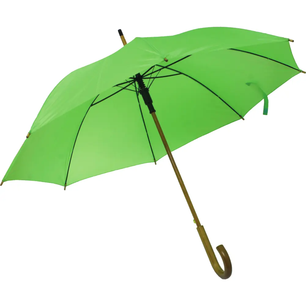 Zeus classic umbrella with wood handle