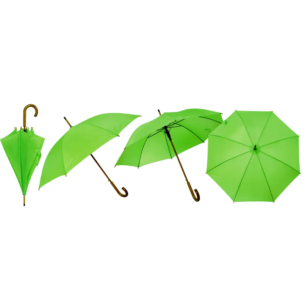 Zeus classic umbrella with wood handle