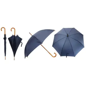 Klasični dežnik Zeus z lesenim ročajem