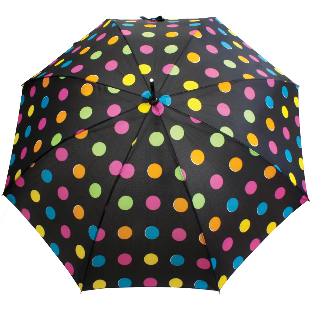 Klasični dežnik Apolo z gum. ročajem