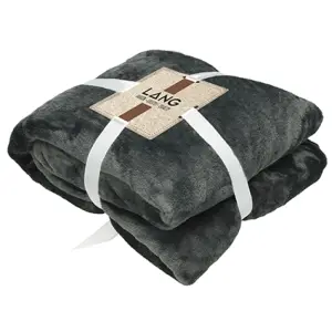 ODEJA DELUX SOFT 130X180CM ANTRACIT 260G