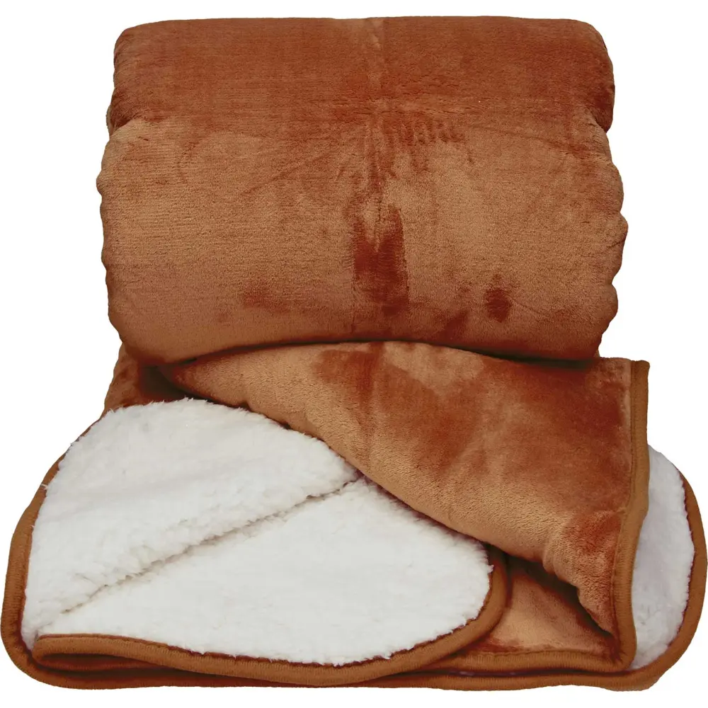 Odeja Sherpa 130X180CM rjava 400G