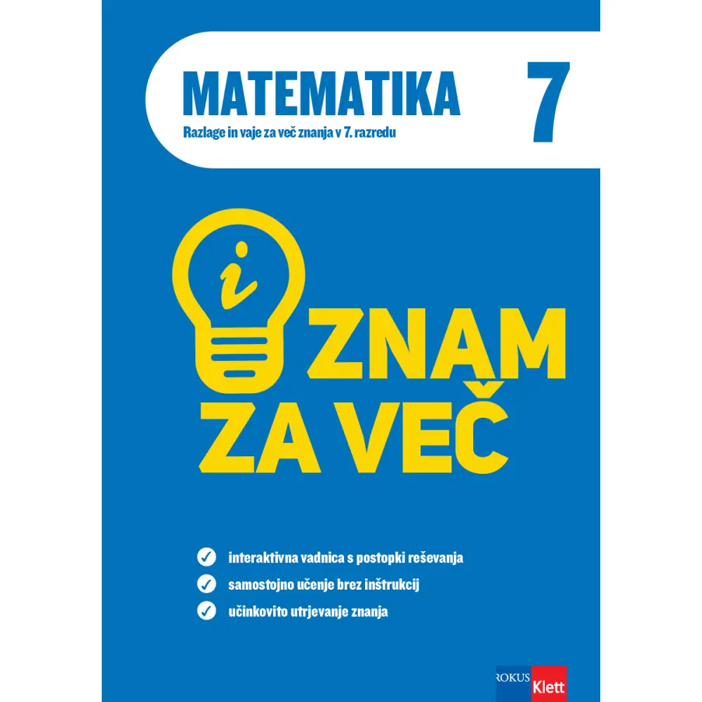 iZnam za več - Matematika 7