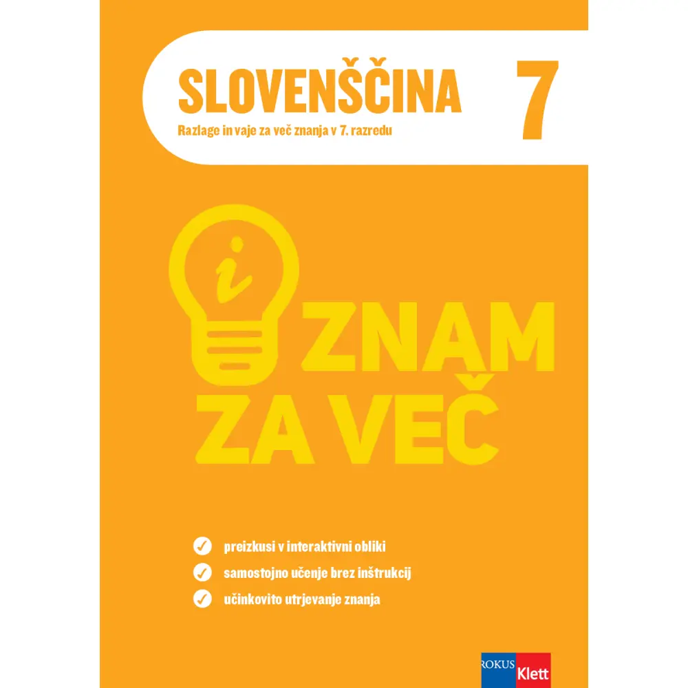 iZnam za več - Slovenščina 7