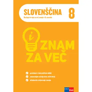 iZnam za več - Slovenščina 8