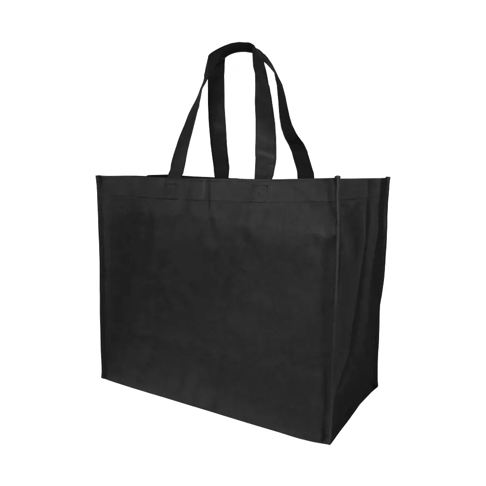 COTTON BAG 330 GSM NEPAL BLACK 32*39*16