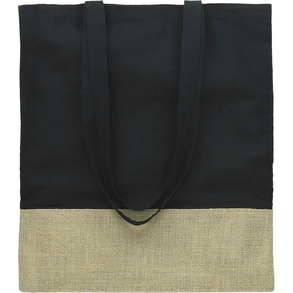 COTTON BAG 140 GSM PURI BLACK 42*39