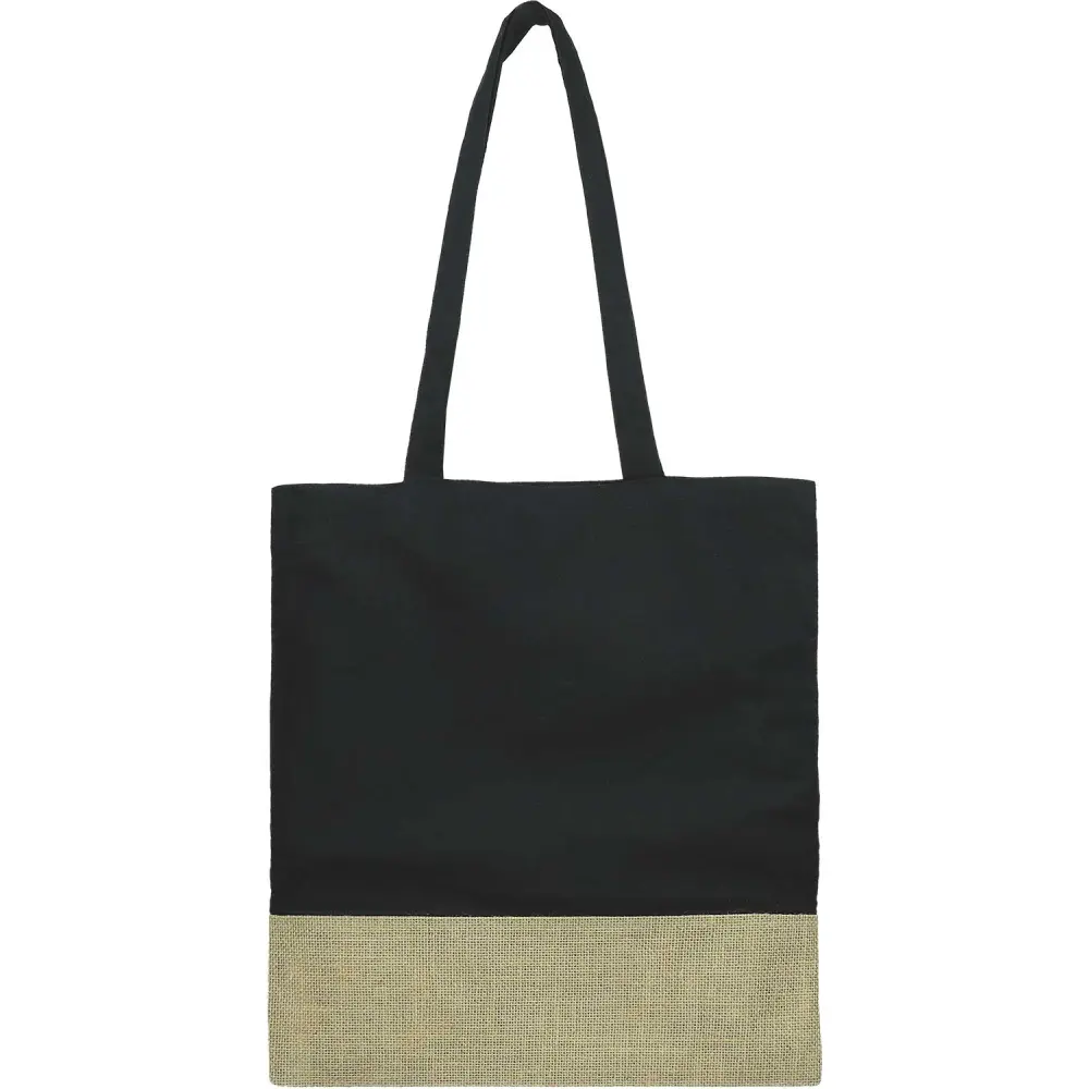 COTTON BAG 140 GSM PURI BLACK 42*39