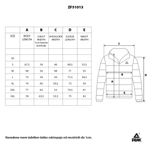 Jakna s kapuco Peak ZF51013 