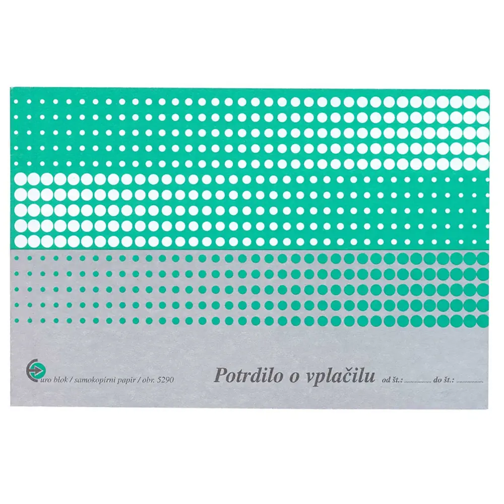 POTRDILO O VPLAČILU A6 5290