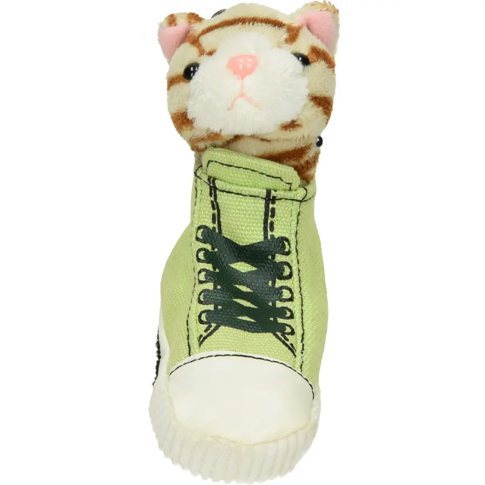 Obesek za ključe - muca v copatu