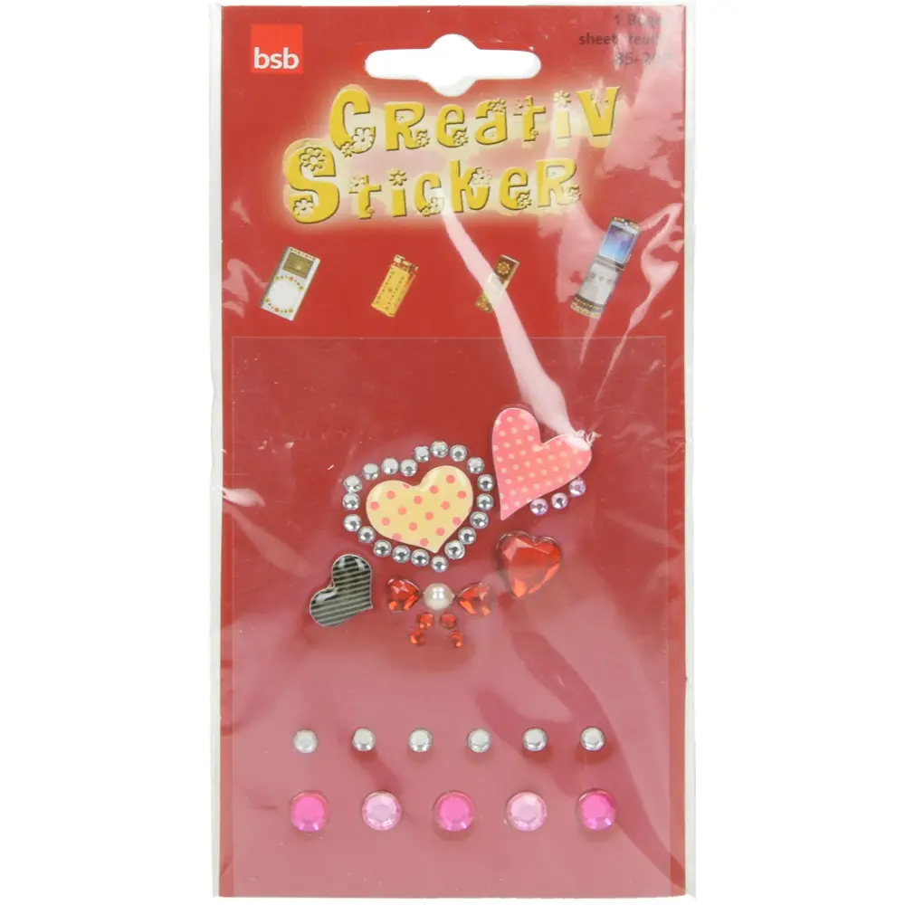 NALEPKE DIAMANTI SRČEK